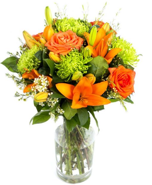 Bouquet - Lime Greens & Oranges