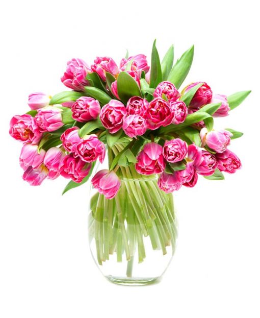 Subscription Flowers - Pink Tulips Flowers Delivered Weekly