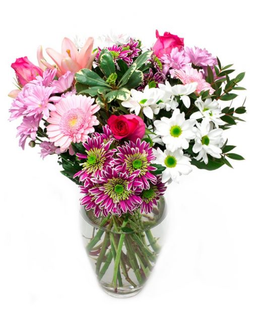 Pink and White Flower Bouquet