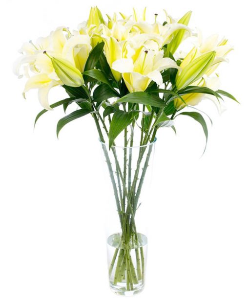 Fortnightly Flower Delivery – Oriental yellow lilies