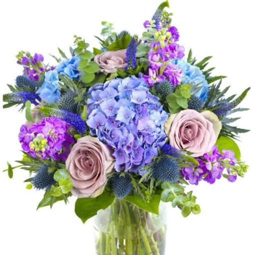 Roses Bouquet - Purples, Blues & Lilacs