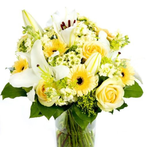 Roses & Lilies Bouquet - Peaches & Creams