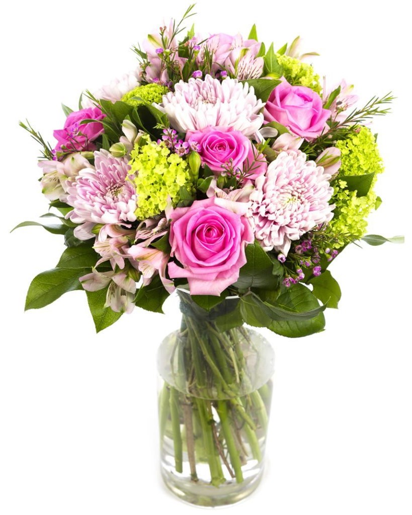 Mixed Pink Alstro bouquet