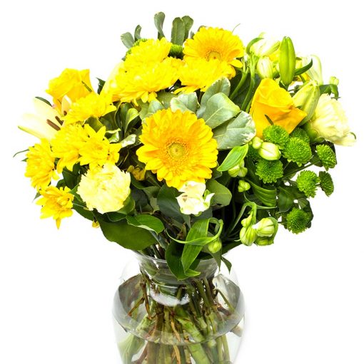 Carnations Bouquet - Yellow